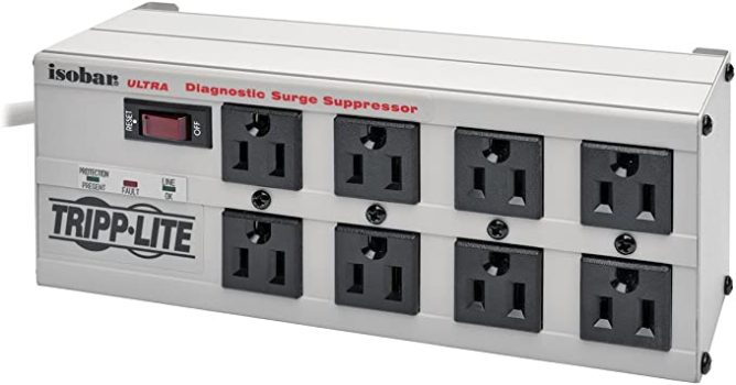 Tripp Lite Isobar 8-Outlet Surge Protector Power Strip