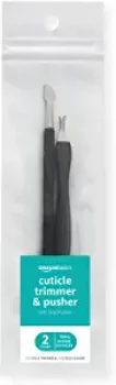 2 Count Amazon Basics Cuticle Trimmer and Pusher
