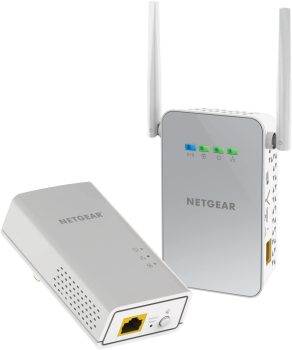 NETGEAR Powerline Adapter + Wireless Point Kit 1000 Mbps Wall-Plug