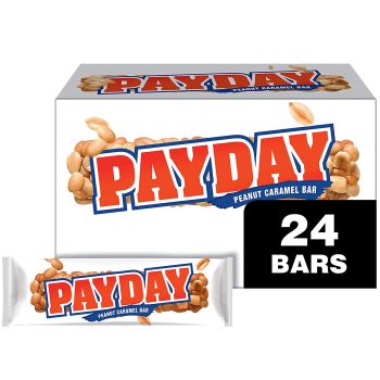 24-Count Payday Peanut Caramel Candy 1.85 Oz Bars