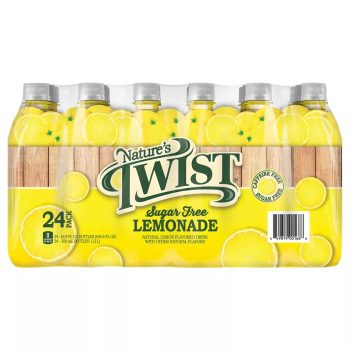 24-Pack Nature’s Twist Sugar Free Lemonade 405.6 Fl Oz