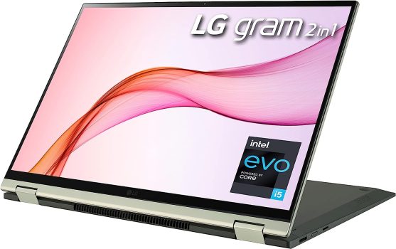 LG Gram 16T90P 16-in WQXGA 2-in-1 Touch Laptop w/Core i5