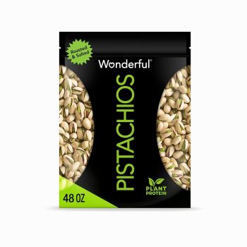 2 Wonderful Pistachios In-Shell Roasted & Salted Nuts 48Oz