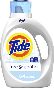 Tide Free & Gentle Liquid Laundry Detergent, 64 loads 92 fl oz