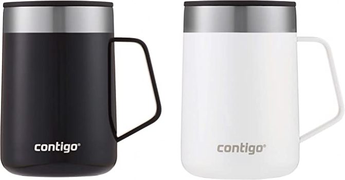 2-Pk Contigo Streeterville Stainless Steel Vacuum-Insulated Mug