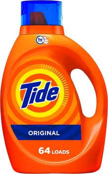 Tide Liquid Laundry Detergent Soap HE Original Scent 64 Loads
