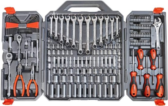Crescent 180 Pc. Professional Tool Set in Tool Storage Case CTK180