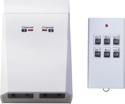 Woods 59780WD Indoor Remote Control, 2 Polarized Outlets