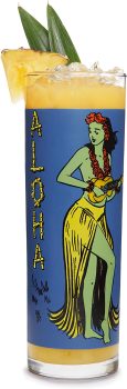 Libbey Tiki Kahiko Zombie Glass, 13.5-ounce, Set of 4