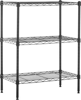 Amazon Basics 3-Shelf Adjustable Storage Shelving Unit