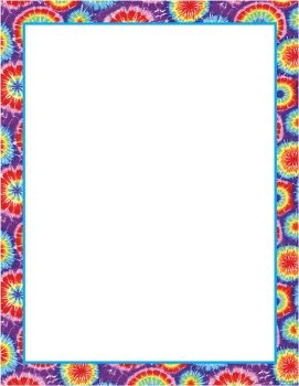 Barker Creek Designer Computer Paper Tie-Dye 8.5-in x 11-in