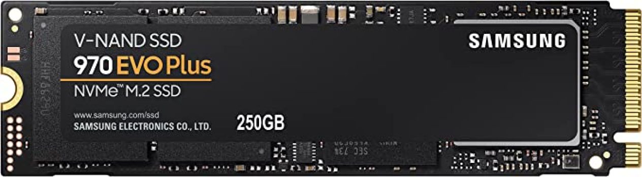 Samsung 970 EVO PLUS M.2 2280 250GB PCIe Internal SSD