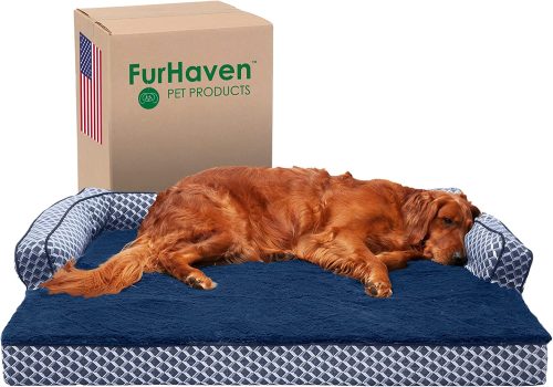 Furhaven XL Orthopedic Dog Bed Comfy Couch