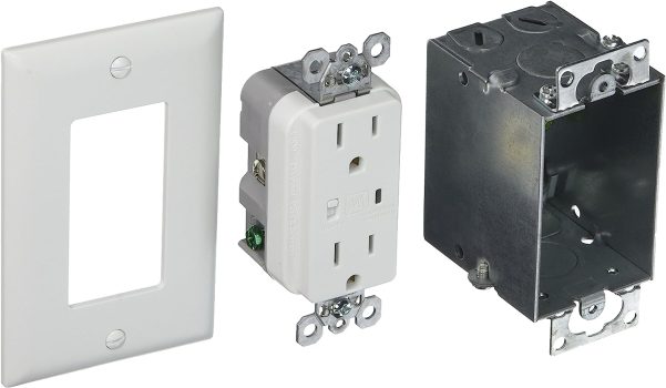 On-Q Legrand Duplex Outlet Kit