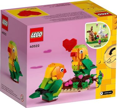 LEGO Valentine Lovebirds 40522 Building Toy Set 298 Pieces