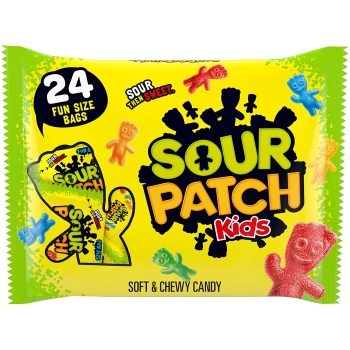 Sour Patch Kids Original Soft & Chewy Candy 10.5 Oz Bag 24-Ct