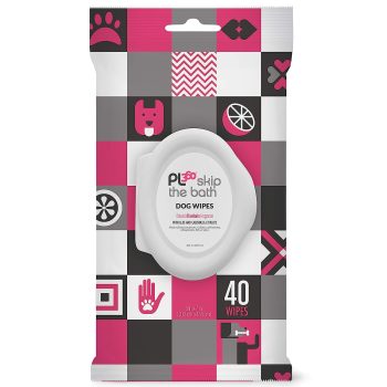 40-Count PL360 Dog Grooming Wipes for Cleansing & Deodorizing