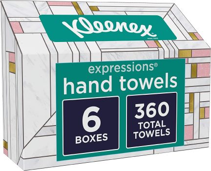 360-Count Kleenex Expressions Disposable Paper Hand Towels