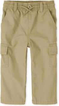 The Children’s Place Boys’ Uniform Pull On Slim Cargo Pants