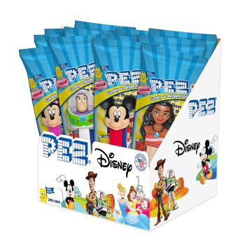 12Pk PEZ Candy Disney Best of Pixar, Assorted Candy Dispensers, 0.58 Oz