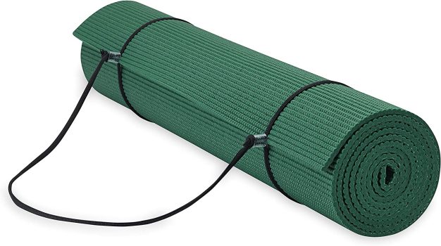 Gaiam Essentials Premium Yoga Mat with Yoga Mat Carrier Sling