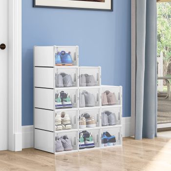 Yitahome Set of 12 Shoe Storage Organizers