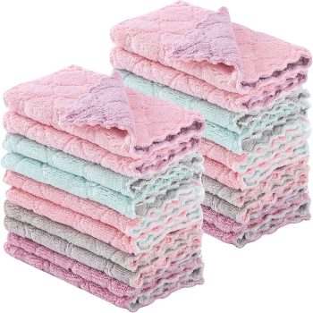 20 Pack GADIEDIE Kitchen Dish Cloths Dish Towels