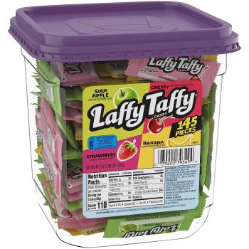 145-Count Laffy Taffy Assorted Candy Jar