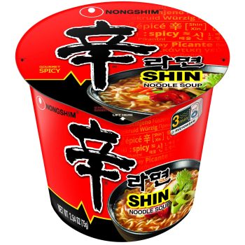 6-PK Nongshim Shin Noodle Soup Cup 2.64 Ounce