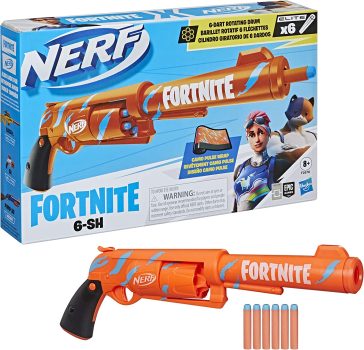 NERF Fortnite 6-SH Dart Blaster Camo Pulse Wrap