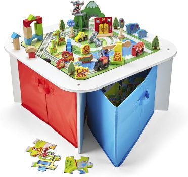 Imaginarium 100Pc Wooden Ready to Play Table AD20594