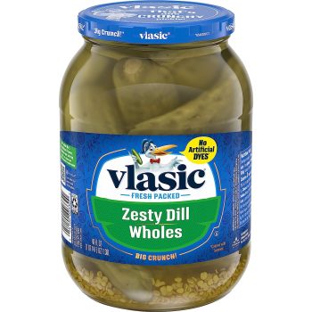6-Pack Vlasic Whole Zesty Dill Pickles 46-Oz Jars