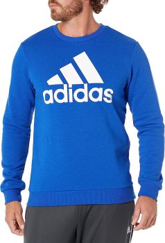 Adidas Men’s Essentials Big Logo Fleece Sweatshirt