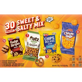 30-Count Keebler Cookies and Crackers, Variety Pack, 31.2 oz