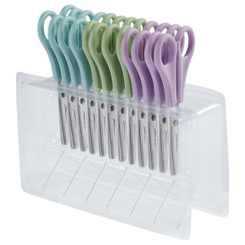 ECR4Kids ELR-13214 Cutting Edge TwinGrip Kids Scissor Classpack