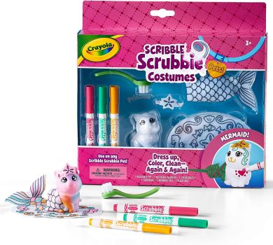 Crayola Scribble Scrubbie Mermaid Playset Toy
