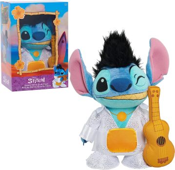 Just Play Disney Stitch Elvis Plush Plush Basic, Ages 3 Up