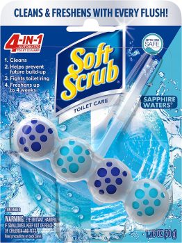Soft Scrub 4-in-1 Toilet Care, Sapphire Waters, 50 Gram