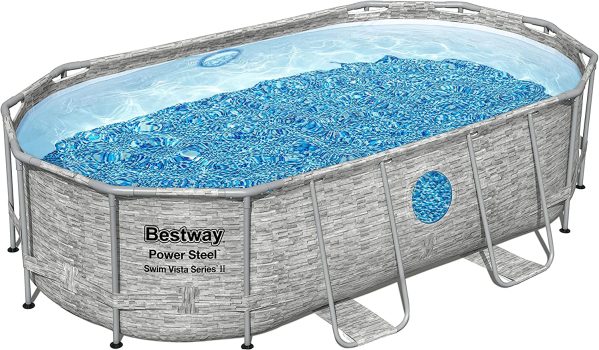 Bestway Power Steel Swim Vista Series II Above Ground Pool Set