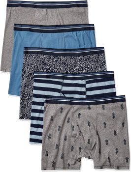 5-Pack Amazon Essentials Mens Tag-Free Boxer Briefs