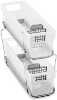 Madesmart 2-Tier Plastic Mini Multipurpose Organizer