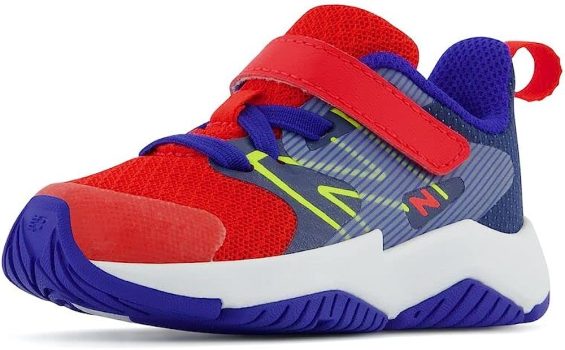 New Balance Unisex-Child Rave V2 Hook and Loop Running Shoe