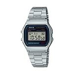 Casio Men’s A158WA-1DF Stainless Steel Digital Watch