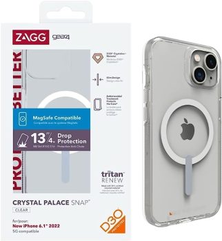 ZAGG Gear4 Crystal Palace Snap MagSafe Case for iPhone 14