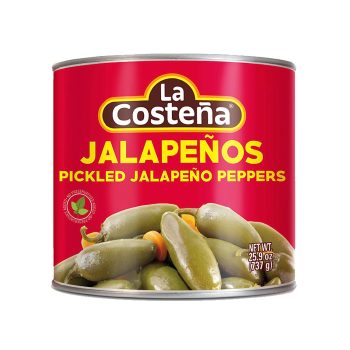 4-Pack La Costena Whole Pickled Jalapeno Peppers 26-Oz