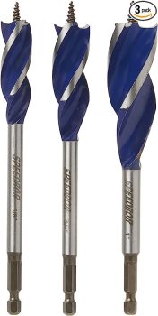 IRWIN Drill Bit Set for Wood, 3-Piece 3041003