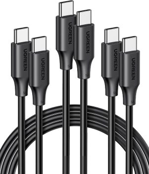 3-Pack UGREEN USB C Cable 100W 6.6FT