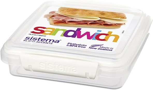 Sistema KLIP IT Accents Collection Sandwich Box Food Container