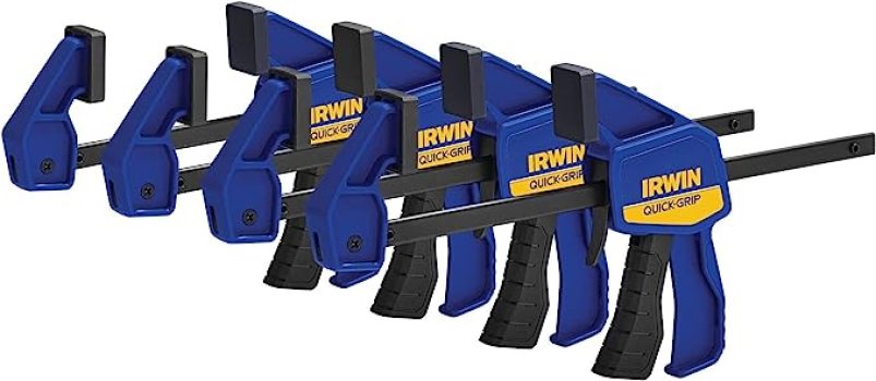 4-Pack IRWIN QUICK-GRIP One-Handed Mini Bar Clamp 6-in