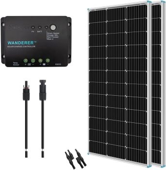 Renogy 200 12V Monocrystalline Solar Panel Kit w/200W Solar Panel